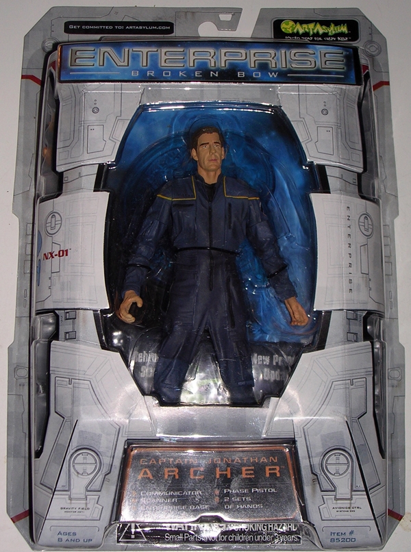 Art Asylum Star Trek Enterprise Away Team Captain Jonathan Archer In Starfleet Eva Suit Action Figure for sale online 
