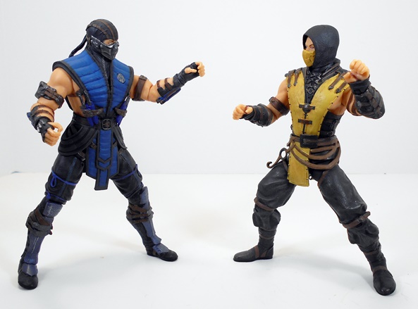 scorpion and sub zero action figures