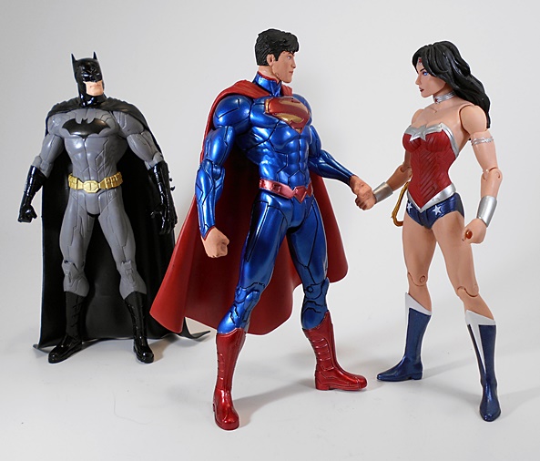 DC nouveau 52 trinity war box set action figures superman wonder woman batman 