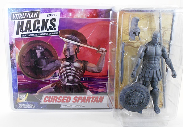 Boss Fight Studio Vitruvian HACKS Cursed Spartan Action Figure 