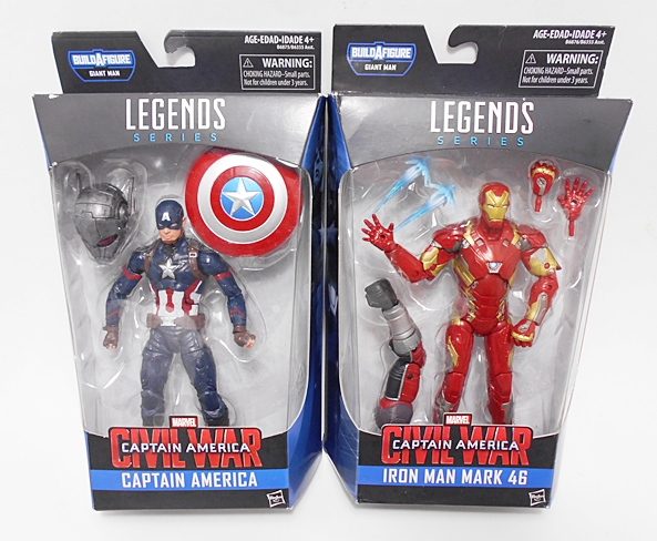 Marvel Legends infinite Civil war BAF Giant man series Ironman MK 46 6" figure 